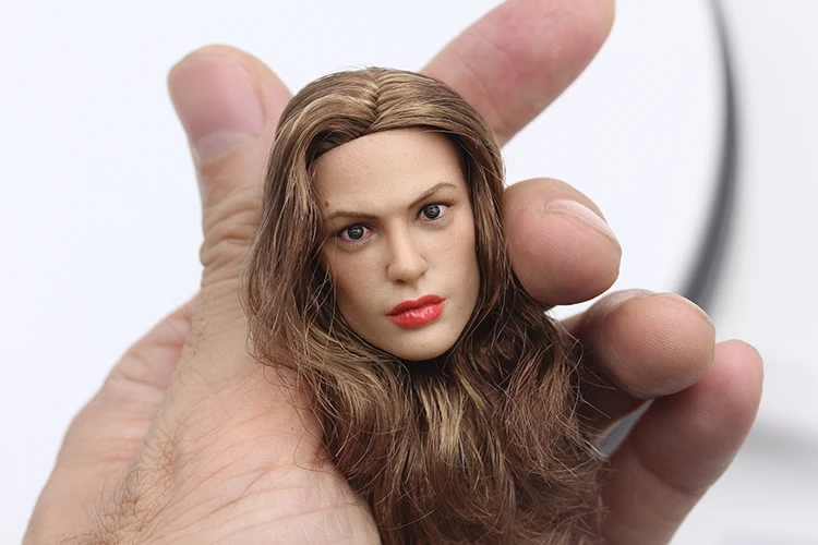 Mirriro 1/6 Angelina Jolie Head Sculpt Beauty Hair Head Carving Female Star Head for 12 Inches Suntan Skin Action Figures
Mirriro 1/6 Angelina Jolie Head Sculpt Beauty Hair Head Carving Female Star Head for 12 Inches Suntan Skin Action Figures