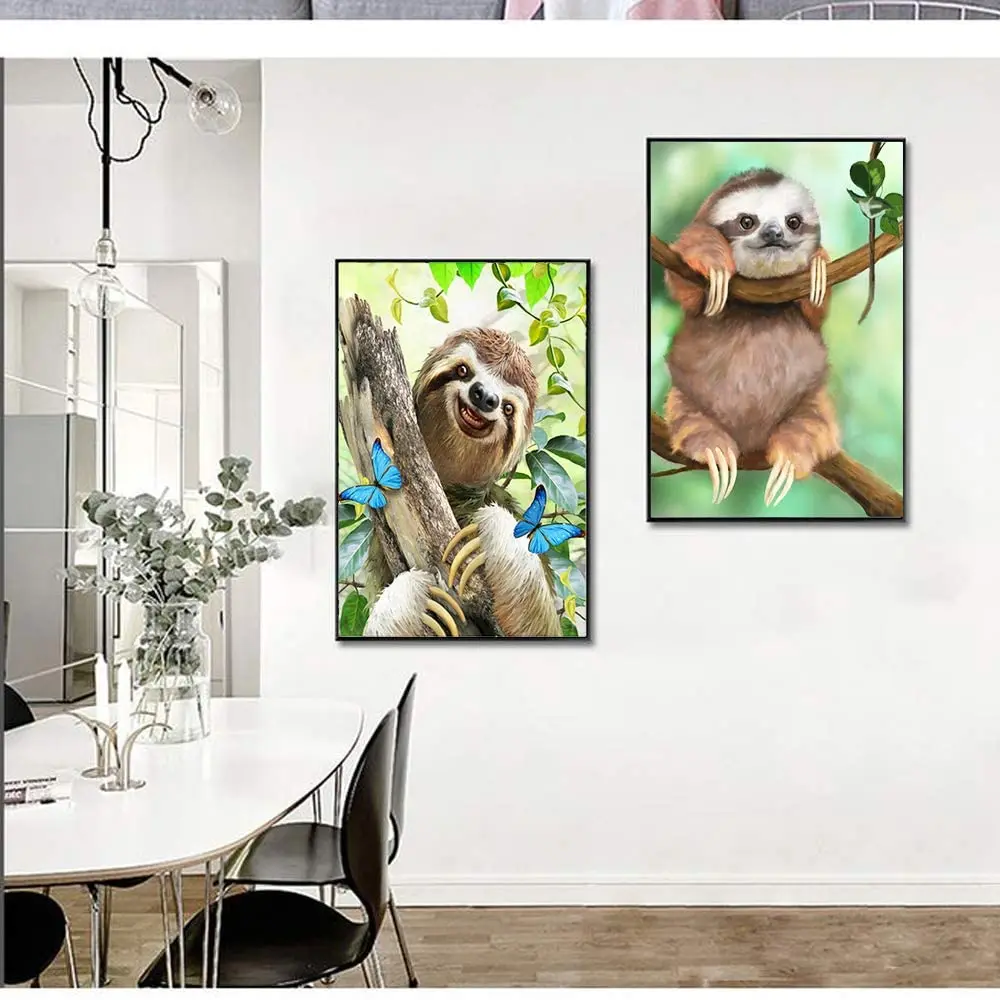 DIY 5D Adult Diamond Painting Art , Full Round Drill Cross Stitch Kit ,embroidery Craft Wall Decoration, Sloth,new Arrivals
DIY 5D Adult Diamond Painting Art , Full Round Drill Cross Stitch Kit ,embroidery Craft Wall Decoration, Sloth,new Arrivals