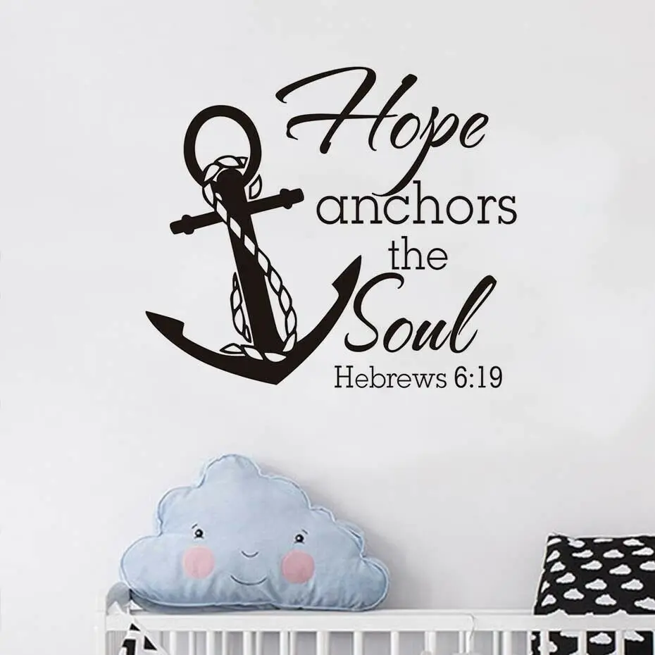Bible scriptures Quotes Wall Decals Hope Anchors The Soul Hebrews 6:19 Vinyl Wall Sticker Home Living Room Kids Room Decor Z706
Bible scriptures Quotes Wall Decals Hope Anchors The Soul Hebrews 6:19 Vinyl Wall Sticker Home Living Room Kids Room Decor Z706