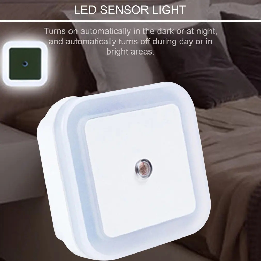 LED Night Light Mini Light Sensor Control 110V 220V EU US Plug Energy Saving Induction Lamp For Living Room Bedroom Lighting
LED Night Light Mini Light Sensor Control 110V 220V EU US Plug Energy Saving Induction Lamp For Living Room Bedroom Lighting