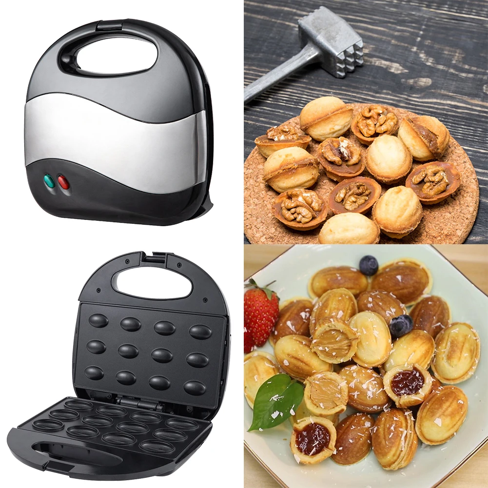 Mini Electric Walnut Cake Maker Automatic Nut Waffle Bread Machine Sandwich Iron Toaster Baking Breakfast Pan Oven Fruit Tools
Mini Electric Walnut Cake Maker Automatic Nut Waffle Bread Machine Sandwich Iron Toaster Baking Breakfast Pan Oven Fruit Tools