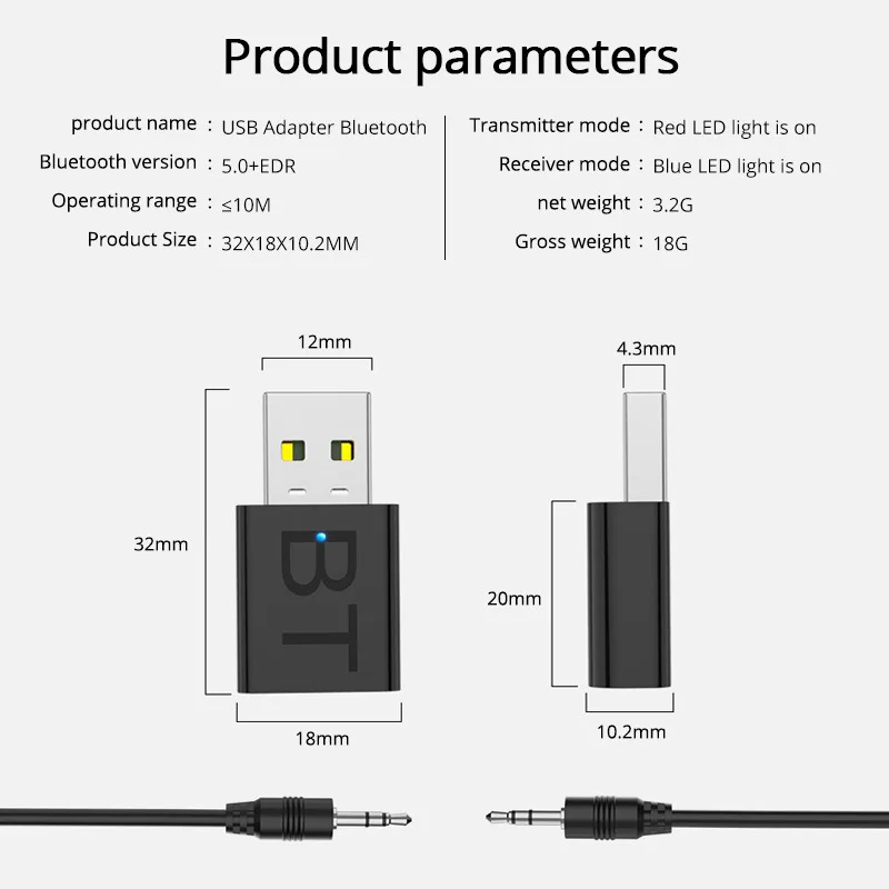 Автомобильный приемник с разъемом 3 5 мм USB Power V5.0 Bluetooth | Электроника
