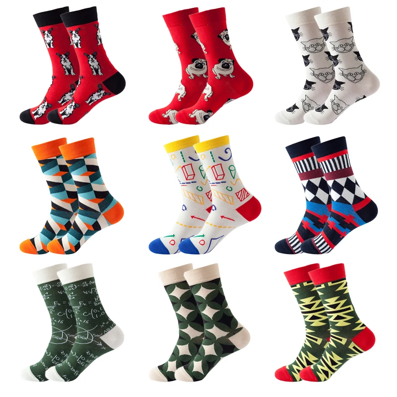 Fashion Mens Socks Funny Geometric Mathematical Function Pattern Sweat Proof Casual Printing Woman's Long Socks calcetines
Fashion Mens Socks Funny Geometric Mathematical Function Pattern Sweat Proof Casual Printing Woman's Long Socks calcetines