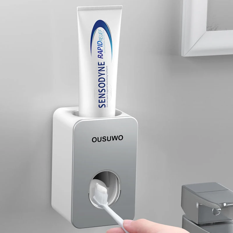 Automatic toothpaste holder Wall-mounted punch free Bathroom accessories rack /Convenience/Thrift squeeze Toothpaste artifact
Automatic toothpaste holder Wall-mounted punch free Bathroom accessories rack /Convenience/Thrift squeeze Toothpaste artifact