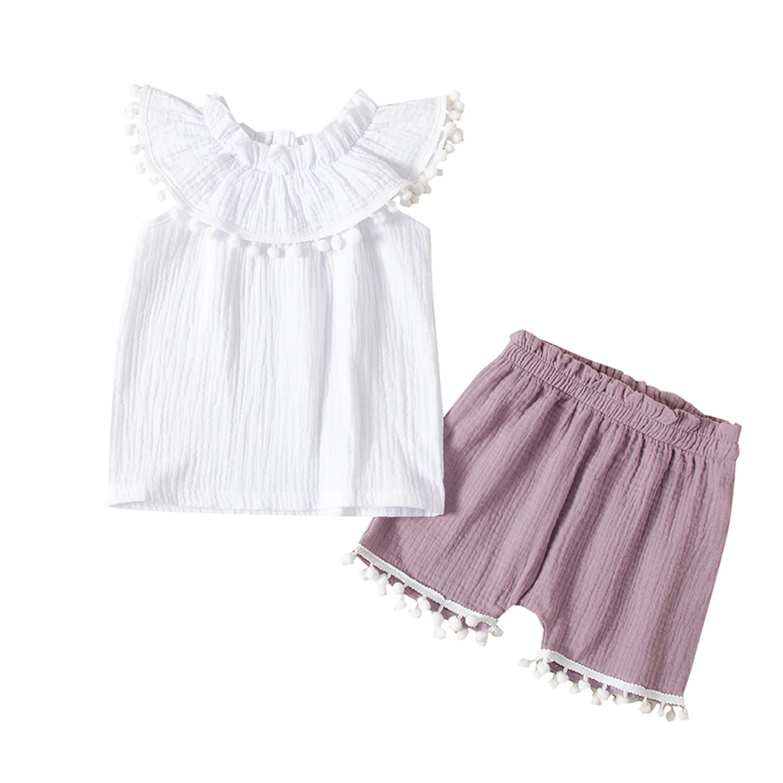 Pudcoco для маленьких девочек; Комплект из 2 предметов, комплект летней одежды без рукавов с оборками и низким вырезом на воротник, плотная ткан...
Pudcoco для маленьких девочек; Комплект из 2 предметов, комплект летней одежды без рукавов с оборками и низким вырезом на воротник, плотная ткан...