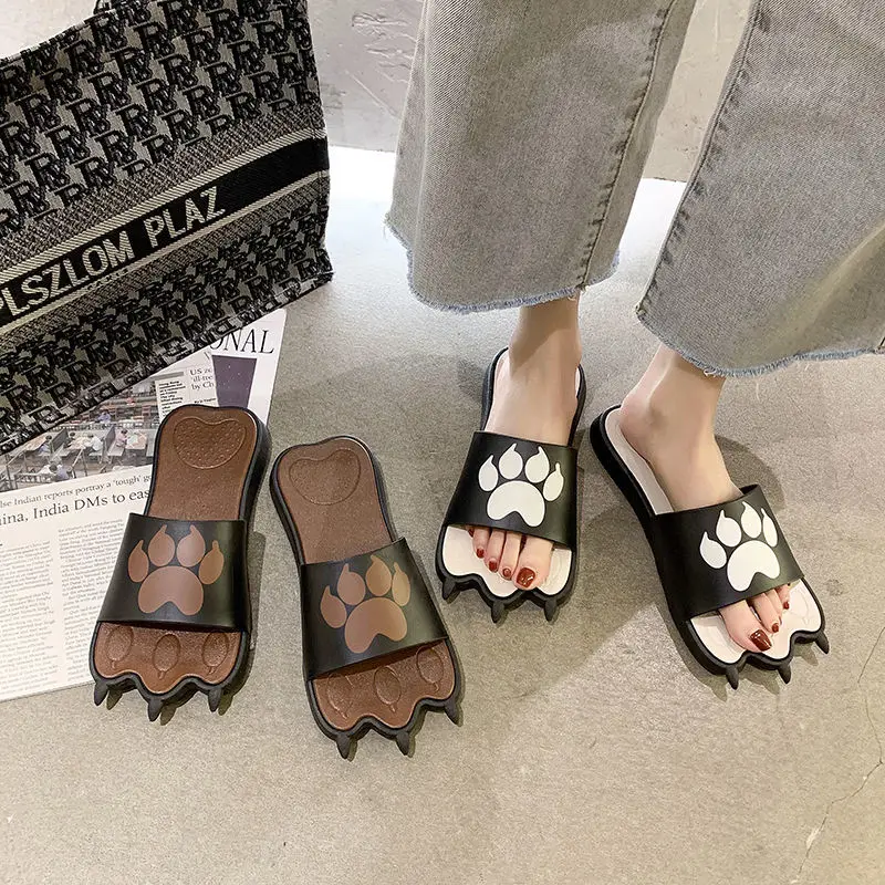 Bear Paw Slippers Female Summer Home Bathroom Non-slip Cartoon Couples Wear Parent-child Sandals For mMen, Women And Children
Bear Paw Slippers Female Summer Home Bathroom Non-slip Cartoon Couples Wear Parent-child Sandals For mMen, Women And Children