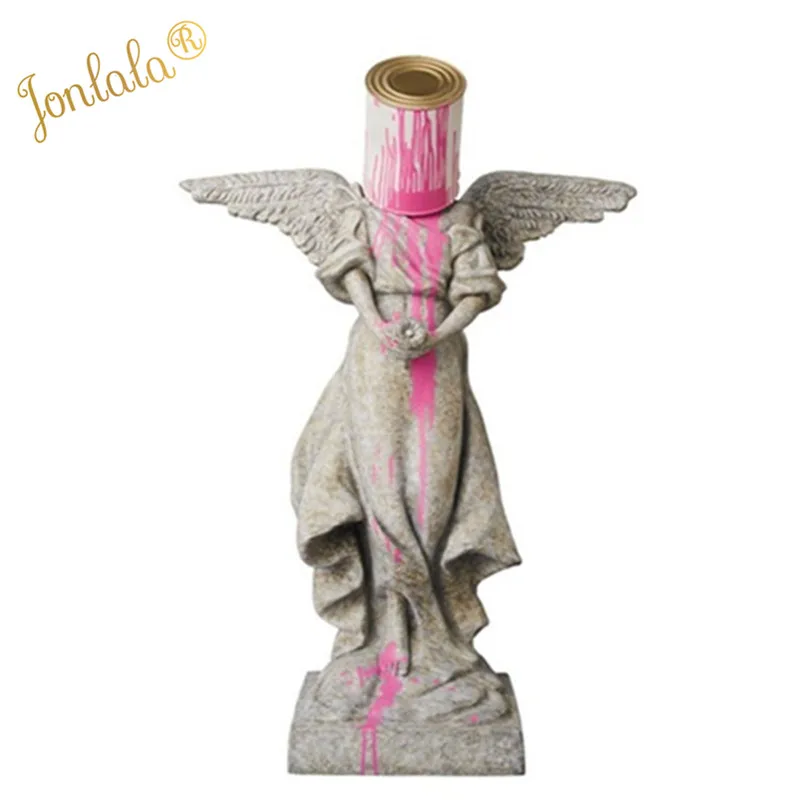 Pour The Paint Iron Bucket Angel Original Fake Banksy Sculpture Top Street Art Resin Figurine
Pour The Paint Iron Bucket Angel Original Fake Banksy Sculpture Top Street Art Resin Figurine
