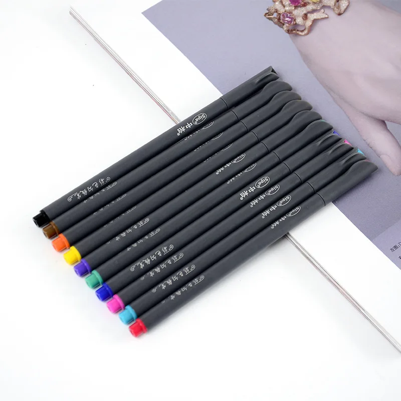 Simple Watercolor Pen Sketching Pen Extremely Fine Color Fiber Sketching Pen 10 Color Marking Pen Signature Pen Fine Head Hand
Simple Watercolor Pen Sketching Pen Extremely Fine Color Fiber Sketching Pen 10 Color Marking Pen Signature Pen Fine Head Hand