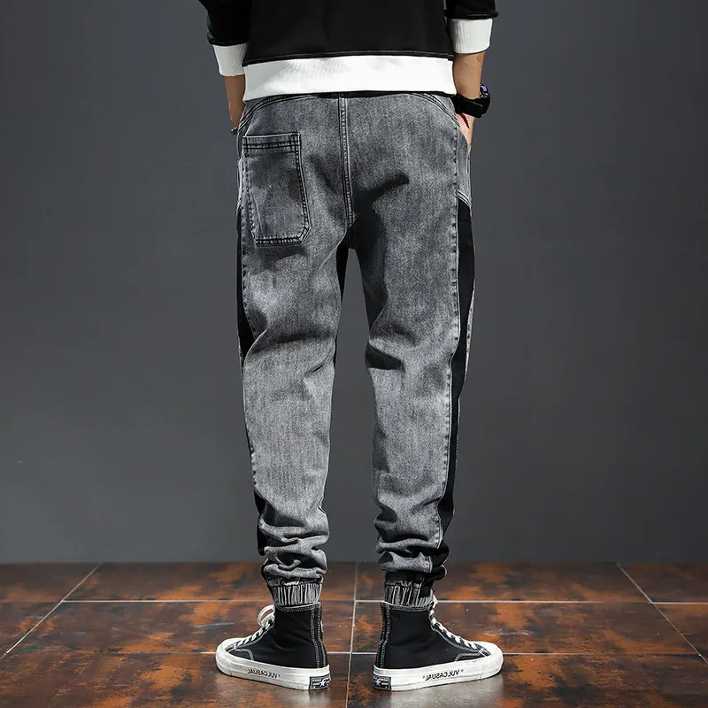 Men's Fashion Pants Elastic Band Overweight Large Size Jeans Cowboy Trousers Male Fashionable Patchwork Streetwear Plus Size Man
Men's Fashion Pants Elastic Band Overweight Large Size Jeans Cowboy Trousers Male Fashionable Patchwork Streetwear Plus Size Man