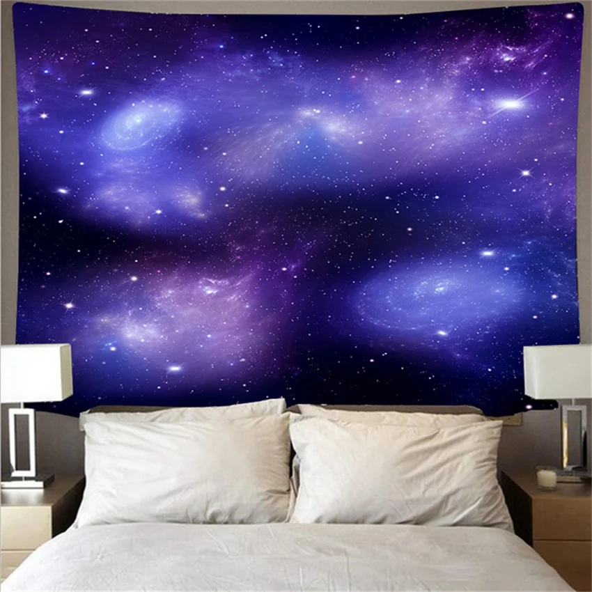 Wonderful universe Star-studded Galactic Sky Big Art Tapestries psychedelic wall hanging beach towels Bedroom home decoration
Wonderful universe Star-studded Galactic Sky Big Art Tapestries psychedelic wall hanging beach towels Bedroom home decoration