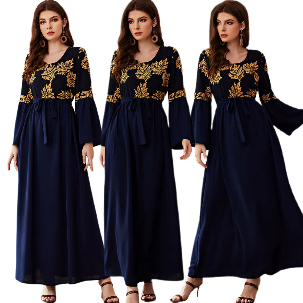 Arabic Muslim Abayas For Women Printed Jilbab Kaftan Islamic Jilbab Ramadan Long Dress Turkish Middle East Dubai Spring Autumn
Arabic Muslim Abayas For Women Printed Jilbab Kaftan Islamic Jilbab Ramadan Long Dress Turkish Middle East Dubai Spring Autumn