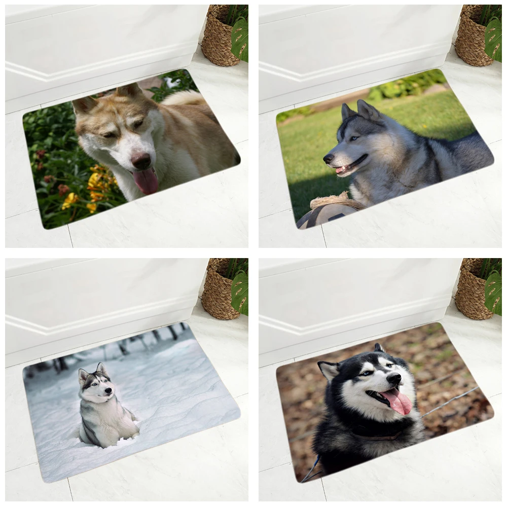 Soft Flannel Carpet Floor Mat for Hallway Bedroom Decor Siberian Husky Dog Door Mat Non-Slip Dining Room Doormat Pet Animal Rug
Soft Flannel Carpet Floor Mat for Hallway Bedroom Decor Siberian Husky Dog Door Mat Non-Slip Dining Room Doormat Pet Animal Rug