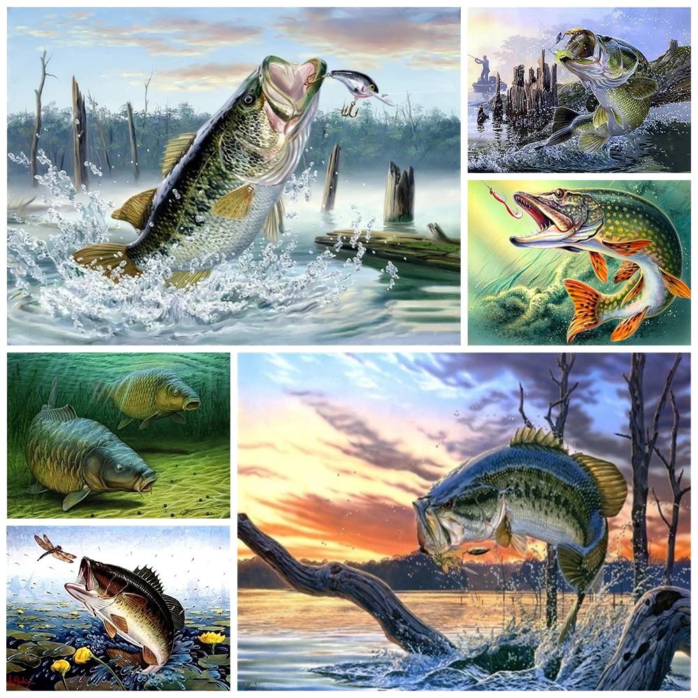 MUXUN 5D DIY Diamond Embroidery Fish Animals Diamond Painting Full Square Drill Mosaic Cross Stitch Kit Home Decoration Art Gift
MUXUN 5D DIY Diamond Embroidery Fish Animals Diamond Painting Full Square Drill Mosaic Cross Stitch Kit Home Decoration Art Gift
