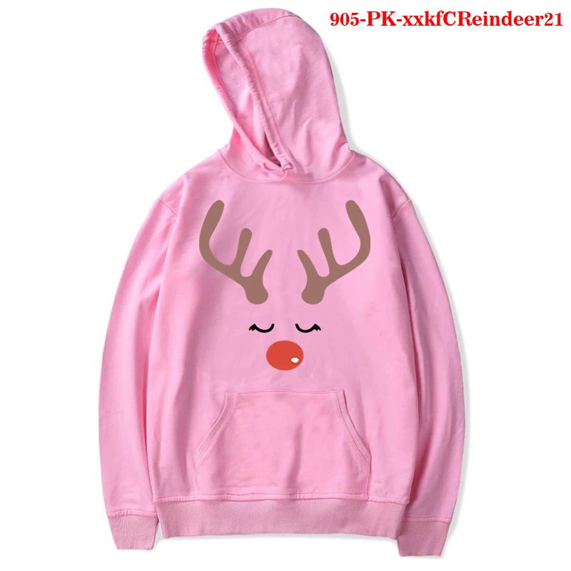 

Womens Fashion Reindeer Face Deer Prints Sweatshirt Loose Long Sleeve Round Neck Casual Sweatshirt Women Pullover Tops Goth 2021