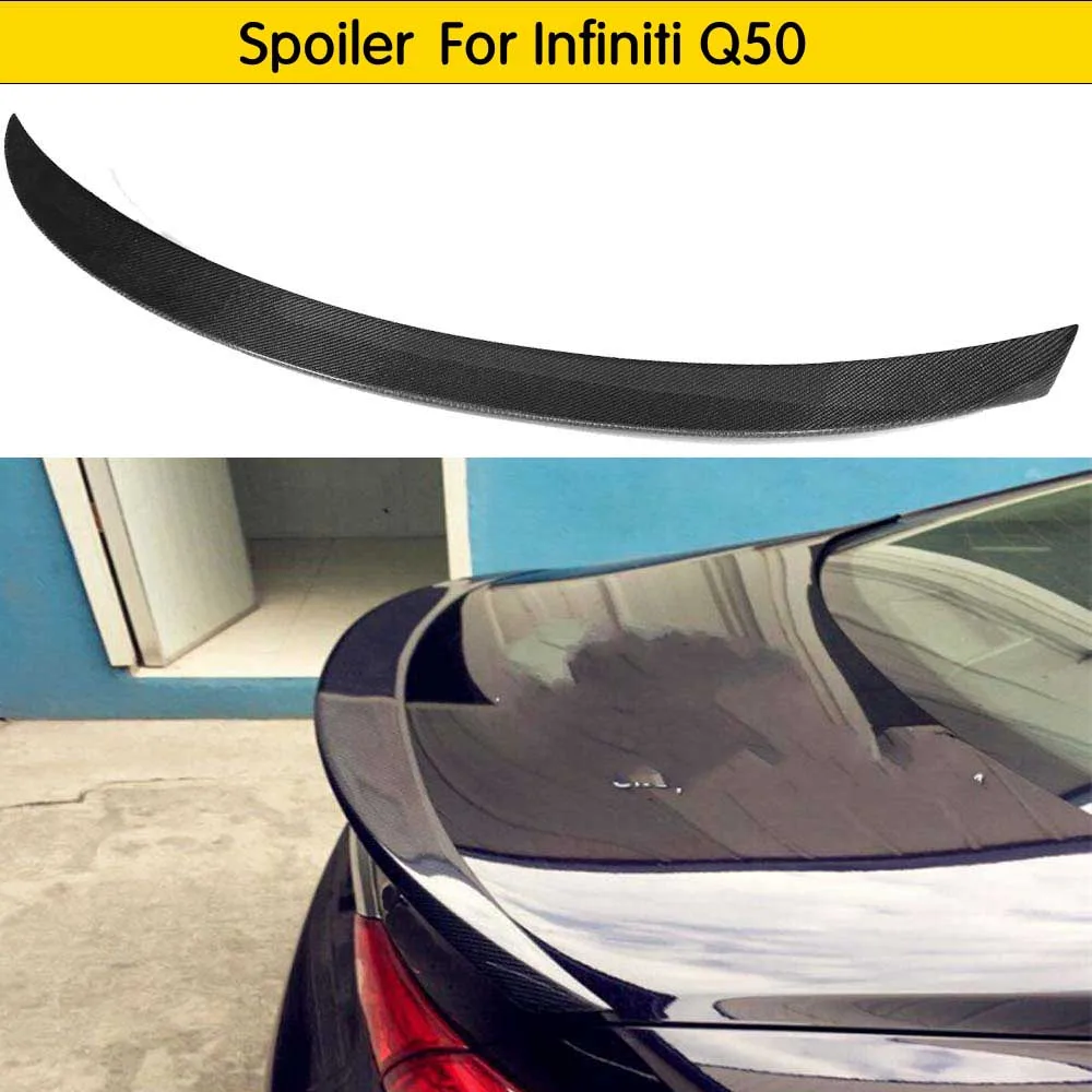 Spoiler For Infiniti Q50 Spoiler Carbon Styling 2014-2019 Carbon Fiber Rear Trunk Wing Spoiler Lid Q50 spoiler
Spoiler For Infiniti Q50 Spoiler Carbon Styling 2014-2019 Carbon Fiber Rear Trunk Wing Spoiler Lid Q50 spoiler