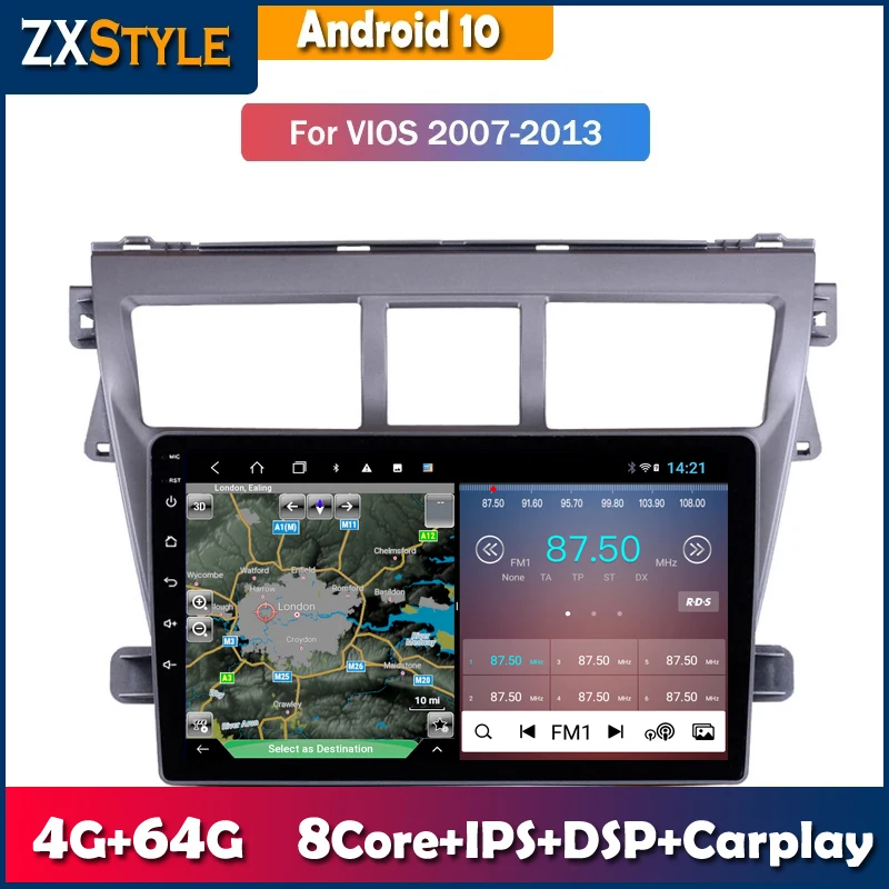 Android 10 Car DVD Multimedia Player GPS For Toyota Vios YARIS 2008-2013 Audio Radio Stereo Navigation
Android 10 Car DVD Multimedia Player GPS For Toyota Vios YARIS 2008-2013 Audio Radio Stereo Navigation