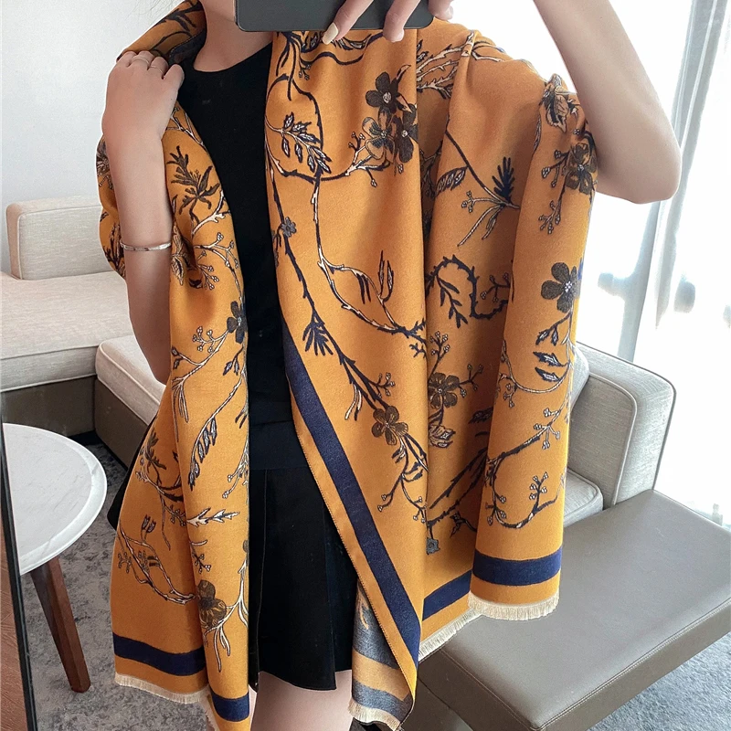 2022 Brand Thick Shawl Women Scarf Luxury Print Winter Blanket Pashmina Cashmere Hijab Foulard Bandana Ladies Large Wrap Echarpe
2022 Brand Thick Shawl Women Scarf Luxury Print Winter Blanket Pashmina Cashmere Hijab Foulard Bandana Ladies Large Wrap Echarpe