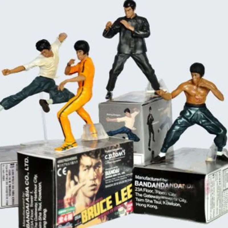 4PCS Bruce Lee Kung Fu Star Action Figure Toys 11cm Jeet Kune Do Shaped Movable Movie Doll Decoration Boxed Children Gift
4PCS Bruce Lee Kung Fu Star Action Figure Toys 11cm Jeet Kune Do Shaped Movable Movie Doll Decoration Boxed Children Gift