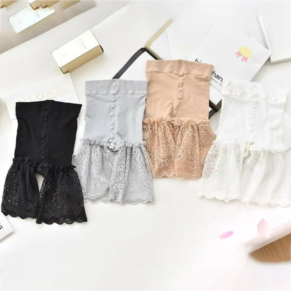 Women Safety Shorts Seamless Nylon High Waist Pants Sexy Lace Boyshorts Female Slimming Panties Soft Underwear
Women Safety Shorts Seamless Nylon High Waist Pants Sexy Lace Boyshorts Female Slimming Panties Soft Underwear