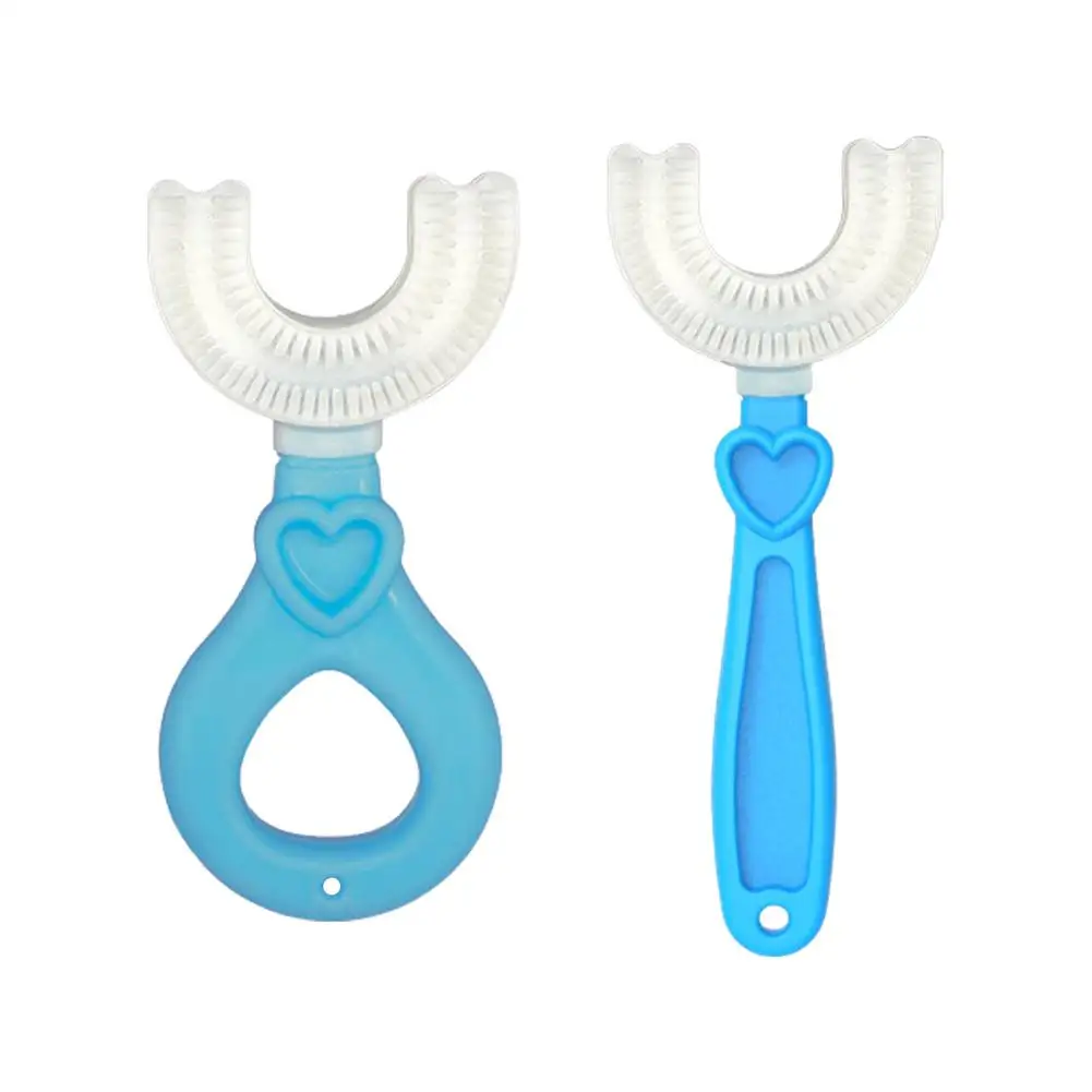 2PCS Kids U-Shaped Toothbrush Manual Training Tooth Brush Food Grade Soft Silicone Brush Head 360 Oral Teeth Cleaning Design For
2PCS Kids U-Shaped Toothbrush Manual Training Tooth Brush Food Grade Soft Silicone Brush Head 360 Oral Teeth Cleaning Design For