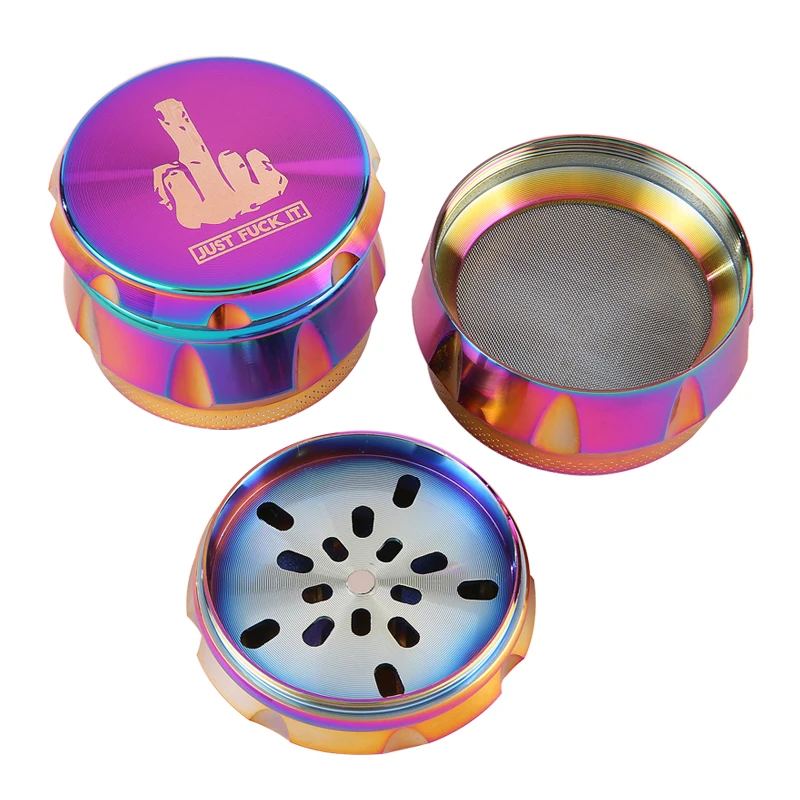 63mm Round 4-Layers Rainbow Cigarette Grinder Metal Zinc Alloy Herb Spice Tobacco Dry Crusher Laser Engraved LOGO Custom Made
63mm Round 4-Layers Rainbow Cigarette Grinder Metal Zinc Alloy Herb Spice Tobacco Dry Crusher Laser Engraved LOGO Custom Made