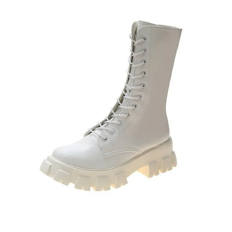 New Boots Women's Autumn and Winter New Muffin Thick-soled British Booties Retro Thick-heel Mid-tube Motorcycle Boots Boots
New Boots Women's Autumn and Winter New Muffin Thick-soled British Booties Retro Thick-heel Mid-tube Motorcycle Boots Boots