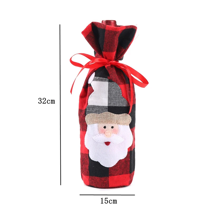 1pc Christmas Red Wine Bottle Covers Bag Holiday Santa Claus Champagne Bottle Cover Christmas Decorations For Home 32 x15cm
1pc Christmas Red Wine Bottle Covers Bag Holiday Santa Claus Champagne Bottle Cover Christmas Decorations For Home 32 x15cm