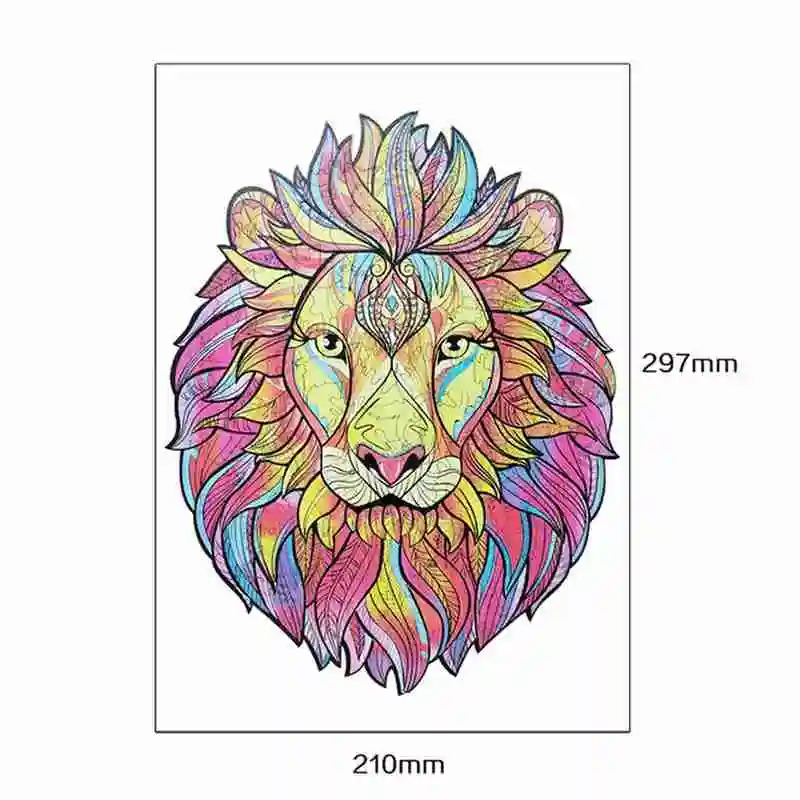 Assembled Building Blocks Colorful Animals Mysterious Lions Wooden Puzzles Creative Handmade Gifts
Assembled Building Blocks Colorful Animals Mysterious Lions Wooden Puzzles Creative Handmade Gifts