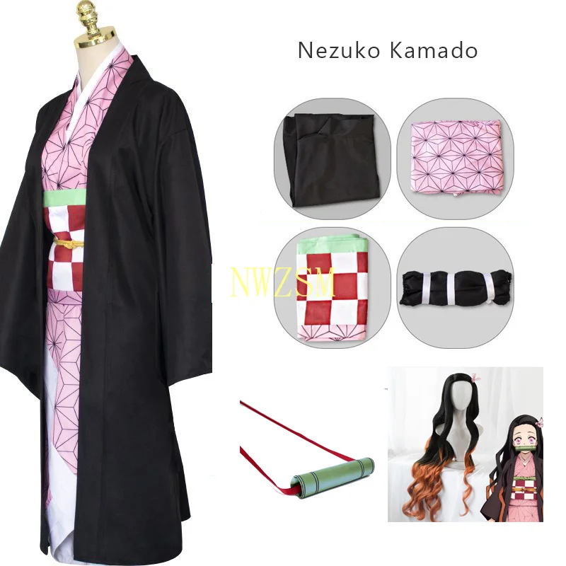 Демон убийца Косплэй Nezuko камадо костюмы Kimetsu без Yaiba Костюмы для косплея в стиле японского Аниме кимоно комиксов Con платье подставки под пари...
Демон убийца Косплэй Nezuko камадо костюмы Kimetsu без Yaiba Костюмы для косплея в стиле японского Аниме кимоно комиксов Con платье подставки под пари...