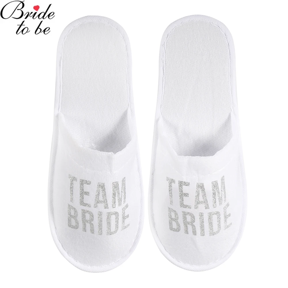 6 Pairs Silver Team Bride Slippers for Hen Party Bridal Shower Gift Disposable Bridesmaid Slippers Wedding Decoration
6 Pairs Silver Team Bride Slippers for Hen Party Bridal Shower Gift Disposable Bridesmaid Slippers Wedding Decoration