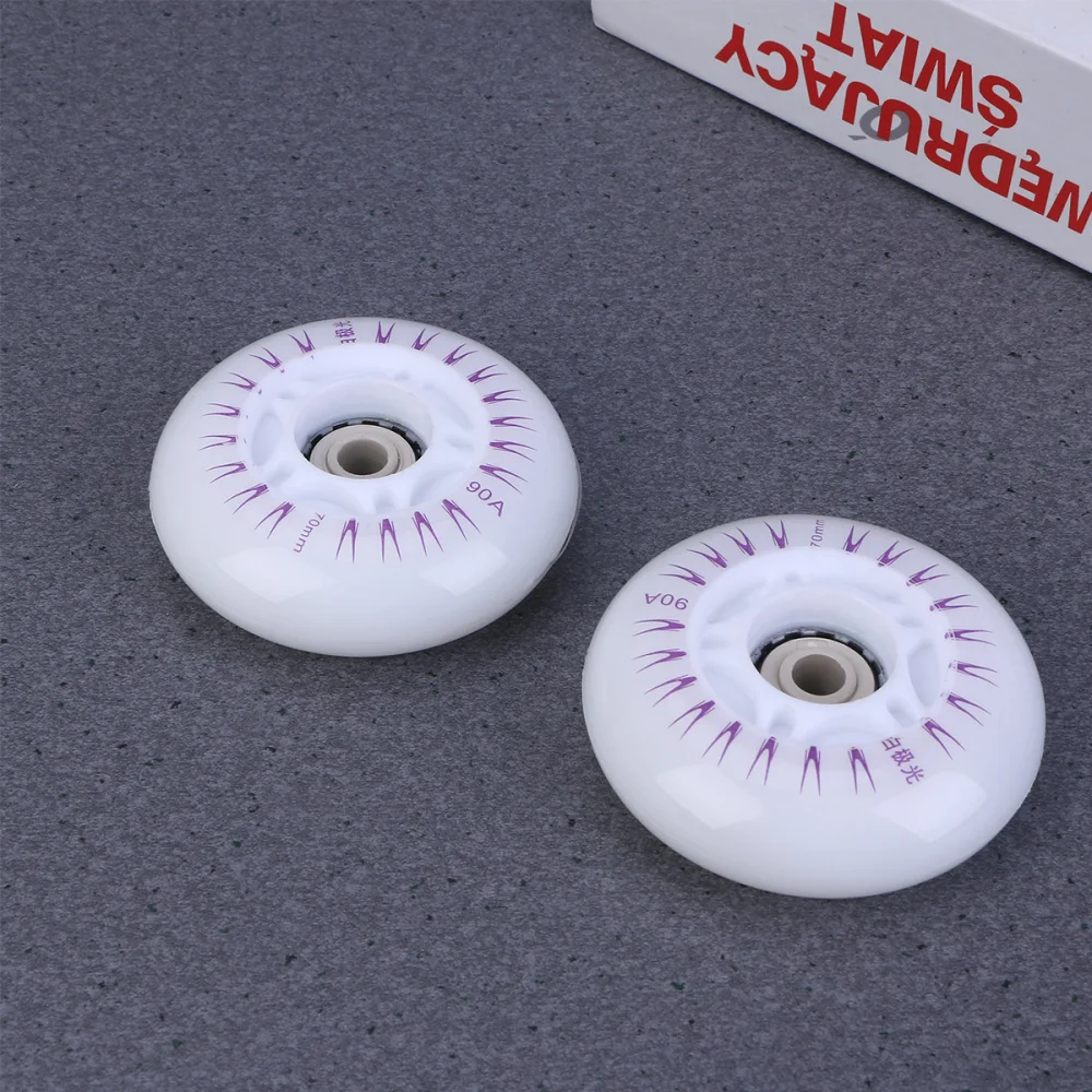 2 Pcs 70MM PU Flash Wheels Luminous Roller Skating Wheels Inline Skates Accessories (Colorful Light)
2 Pcs 70MM PU Flash Wheels Luminous Roller Skating Wheels Inline Skates Accessories (Colorful Light)