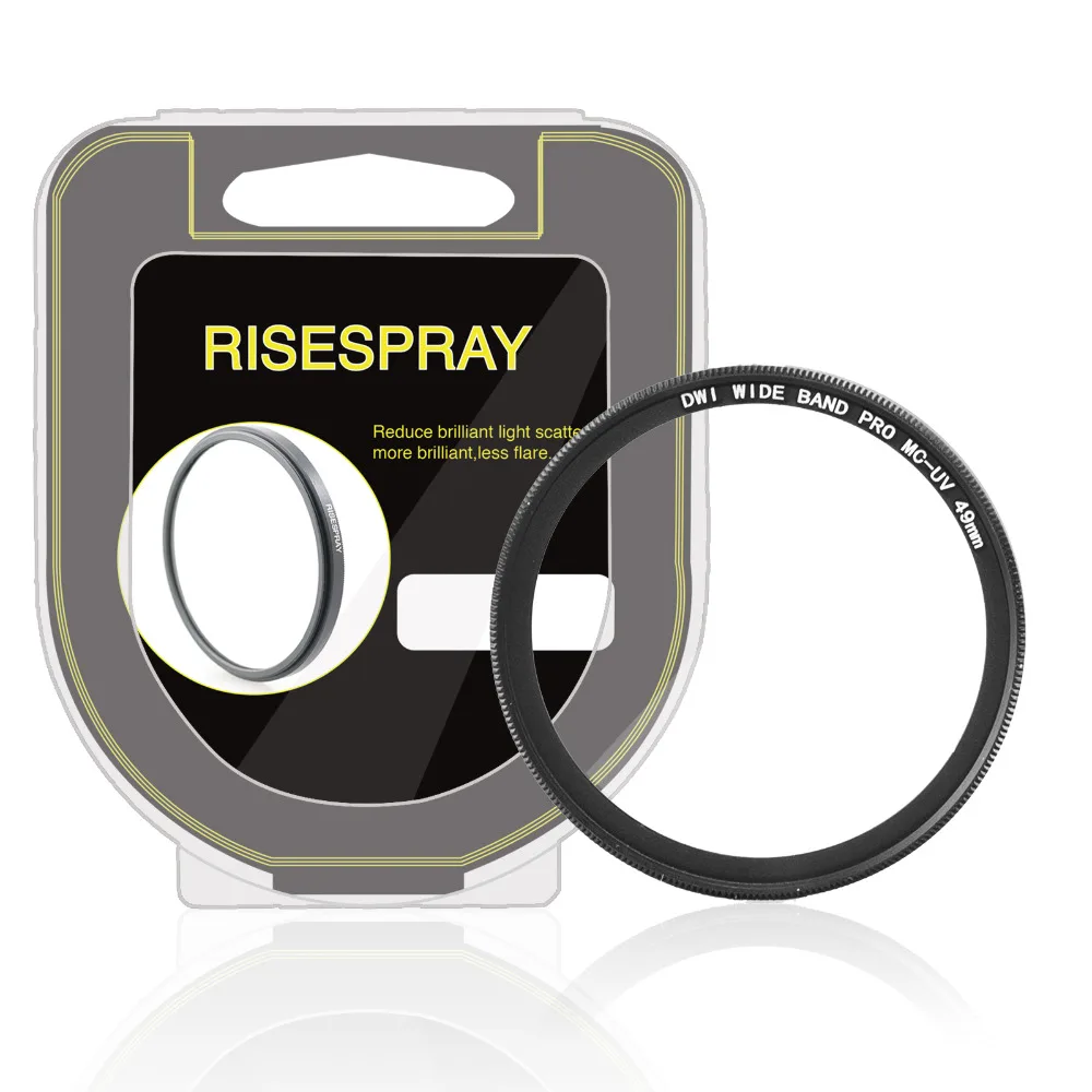 Новое поступление RISESPRAY 49 мм MC UV Ультрафиолетовый фильтр для объектива для canon nikon sony pentax объектив камеры
Новое поступление RISESPRAY 49 мм MC UV Ультрафиолетовый фильтр для объектива для canon nikon sony pentax объектив камеры