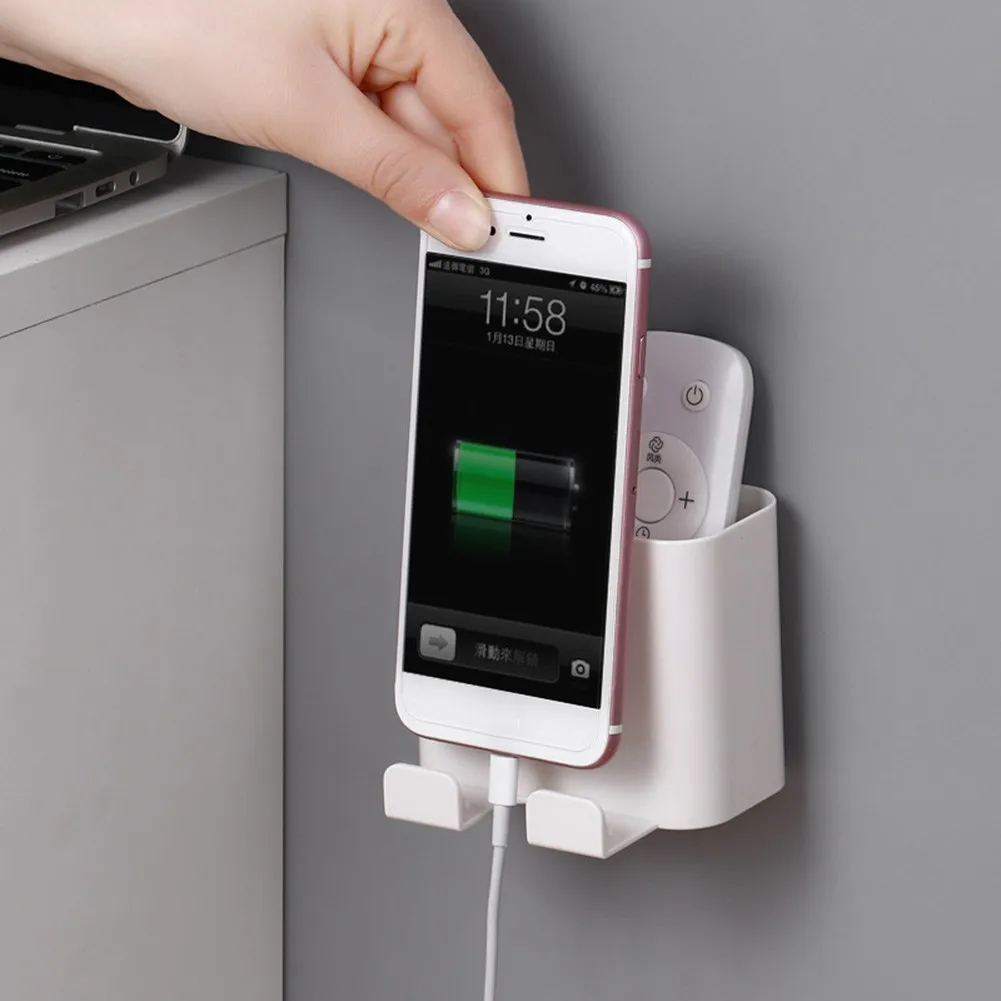 Wall Mounted Organizer Storage Box Remote Control Air Conditioner Storage Case Mobile Phone Plug Holder Stand Container
Wall Mounted Organizer Storage Box Remote Control Air Conditioner Storage Case Mobile Phone Plug Holder Stand Container
