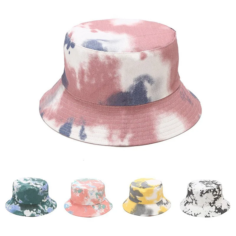 Double-sided Wearing Cap Visor Rainbow Color Bucket Hat Men And Women Cotton Flat Sun Hat Reversible Sun Tie Dye Fisherman Hat
Double-sided Wearing Cap Visor Rainbow Color Bucket Hat Men And Women Cotton Flat Sun Hat Reversible Sun Tie Dye Fisherman Hat