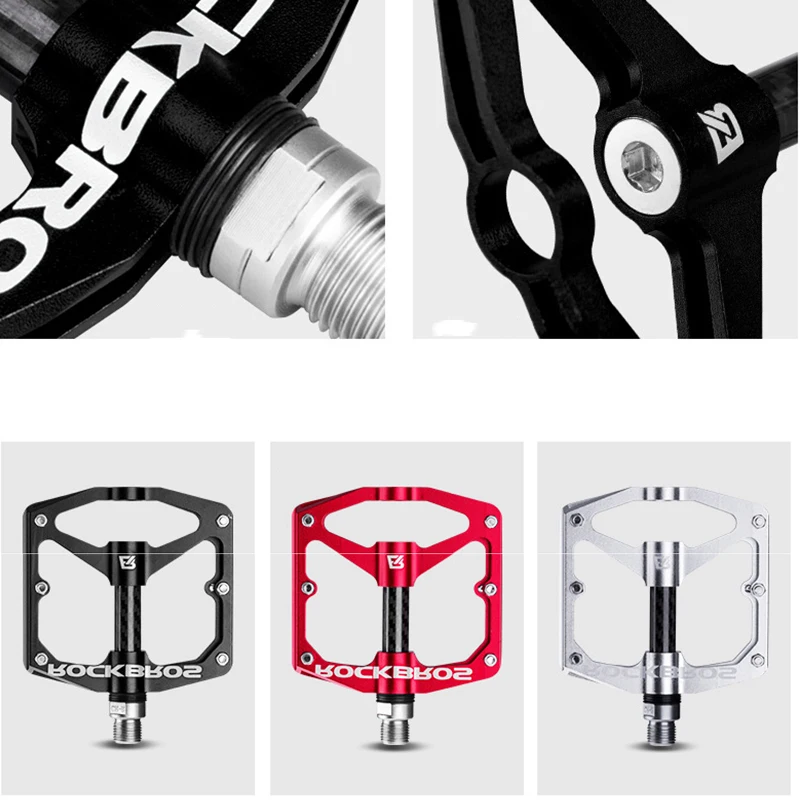 ROCKBROS Bicycle Pedal Mountain Bike Aluminum Alloy Pedals Bearing Anti-slip Foot Glaring Riding Accessories Cycling Parts
ROCKBROS Bicycle Pedal Mountain Bike Aluminum Alloy Pedals Bearing Anti-slip Foot Glaring Riding Accessories Cycling Parts
