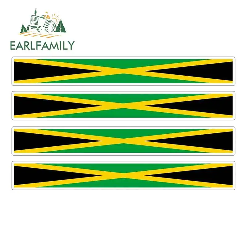EARLFAMILY 4pcs Car Stripe Motorcycle Racing Flag Sticker Skateboard Decal Bike Moto Tuning Jamaica Car Stickers
EARLFAMILY 4pcs Car Stripe Motorcycle Racing Flag Sticker Skateboard Decal Bike Moto Tuning Jamaica Car Stickers
