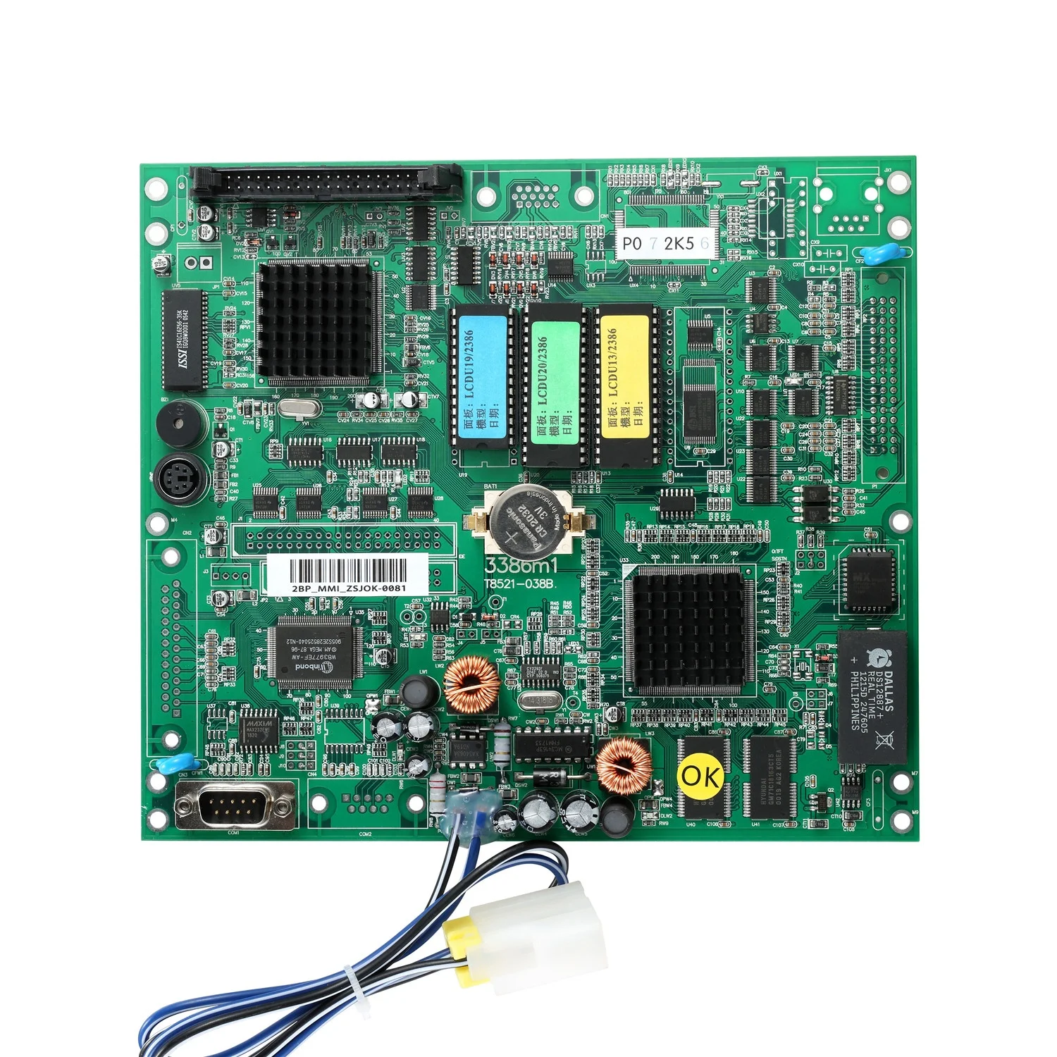 Techmation 3386m1-1 display card , MMI 3386 board for injection molding machine
Techmation 3386m1-1 display card , MMI 3386 board for injection molding machine