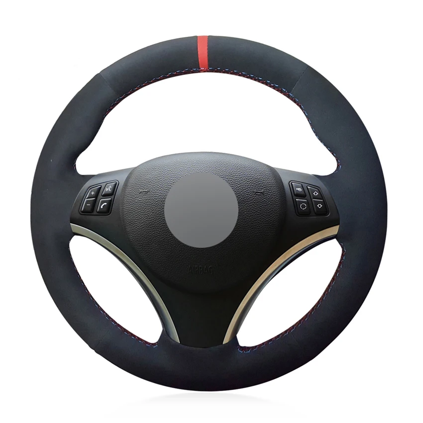 Чёрная женская обувь из PU искусственной замши HandSewing без скольжения чехол рулевого колеса автомобиля для BMW E90 E91 E92 E93 E87 E81 E82 E88 X1 E84 
Чёрная женская обувь из PU искусственной замши HandSewing без скольжения чехол рулевого колеса автомобиля для BMW E90 E91 E92 E93 E87 E81 E82 E88 X1 E84