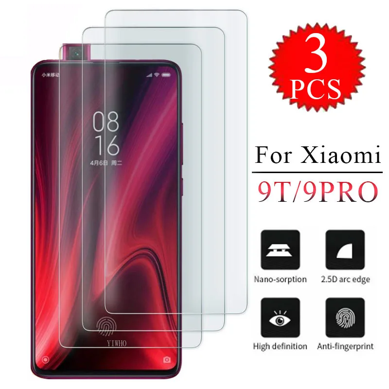 3 шт. закаленное стекло для Xiaomi Mi 9T защита экрана 2.5D 9H Защитная пленка Mi9T Pro Xiomi Xaomi