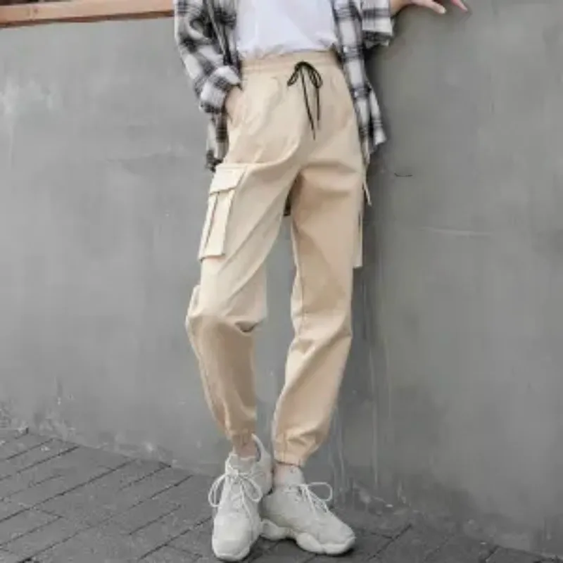 2020 Spring Summer Streetwear Cargo Pants Women Harajuku BF Loose Big Pocket Hearm Pants High Waist Loose Female Trousers FY465
2020 Spring Summer Streetwear Cargo Pants Women Harajuku BF Loose Big Pocket Hearm Pants High Waist Loose Female Trousers FY465