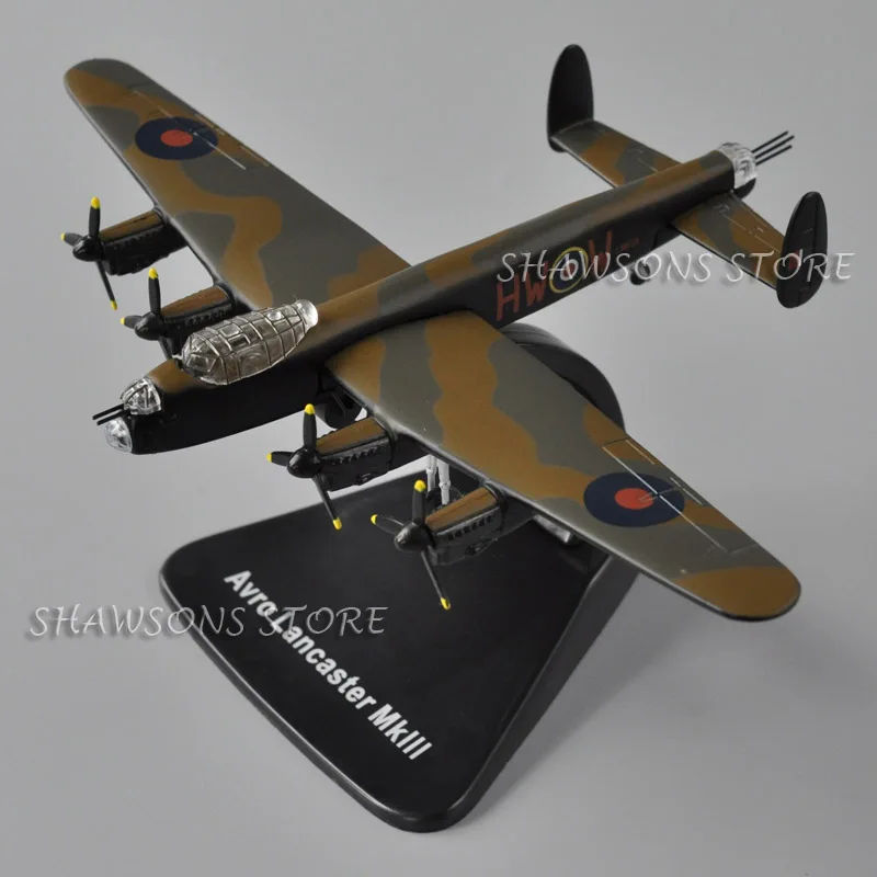 Diecast военный самолет модель игрушка 1:144 Avro Lancaster MKIII Бумер миниатюрная