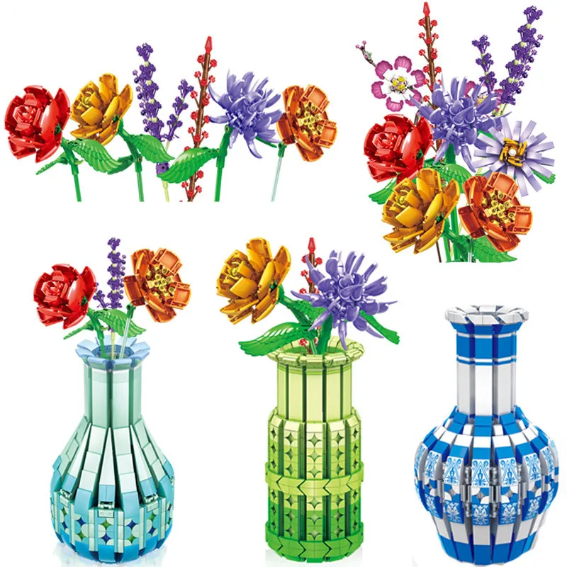 2021 City Cotton Flower Bouquet Model Building Blocks Bricks Romantic Kit Friends DIY Assembly Toys For Girls Kids Gift
2021 City Cotton Flower Bouquet Model Building Blocks Bricks Romantic Kit Friends DIY Assembly Toys For Girls Kids Gift