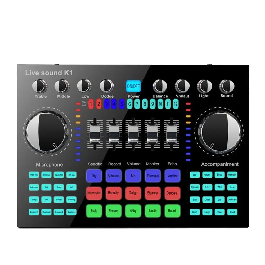 K1 Sound Card Internet Celebrity Live Broadcast Special Aud K Universal Song Mobile Microphone Computer Sound Set Equipment N0M5
K1 Sound Card Internet Celebrity Live Broadcast Special Aud K Universal Song Mobile Microphone Computer Sound Set Equipment N0M5