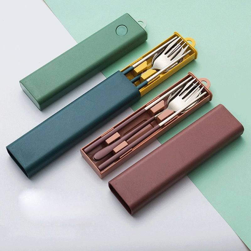 Travel Tableware Western Dinner Set Chopsticks Camping Fork Hiking Spoon Kitchen Dinnerware Stainless Steel Portable Cutlery Set
Travel Tableware Western Dinner Set Chopsticks Camping Fork Hiking Spoon Kitchen Dinnerware Stainless Steel Portable Cutlery Set