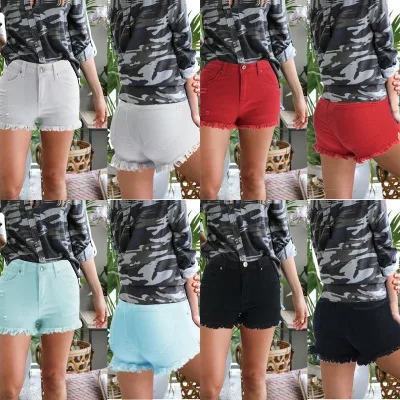 Women Summer Denim Shorts Ripped Hole Tassel Short Ladies Casual Jeans Short
Women Summer Denim Shorts Ripped Hole Tassel Short Ladies Casual Jeans Short