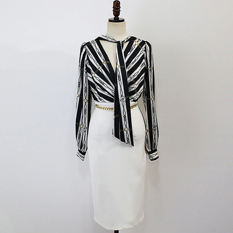 Korea V-Neck Long Sleeved Striped Patchwork High Waisted Pencil Bodycon Sexy Women's Party Dresses
Korea V-Neck Long Sleeved Striped Patchwork High Waisted Pencil Bodycon Sexy Women's Party Dresses