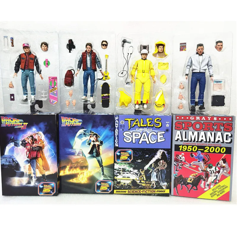 Фигурка Марти макфлая Neca фигурка Биффа таннена Назад в будущее сказки из space Ultimate
