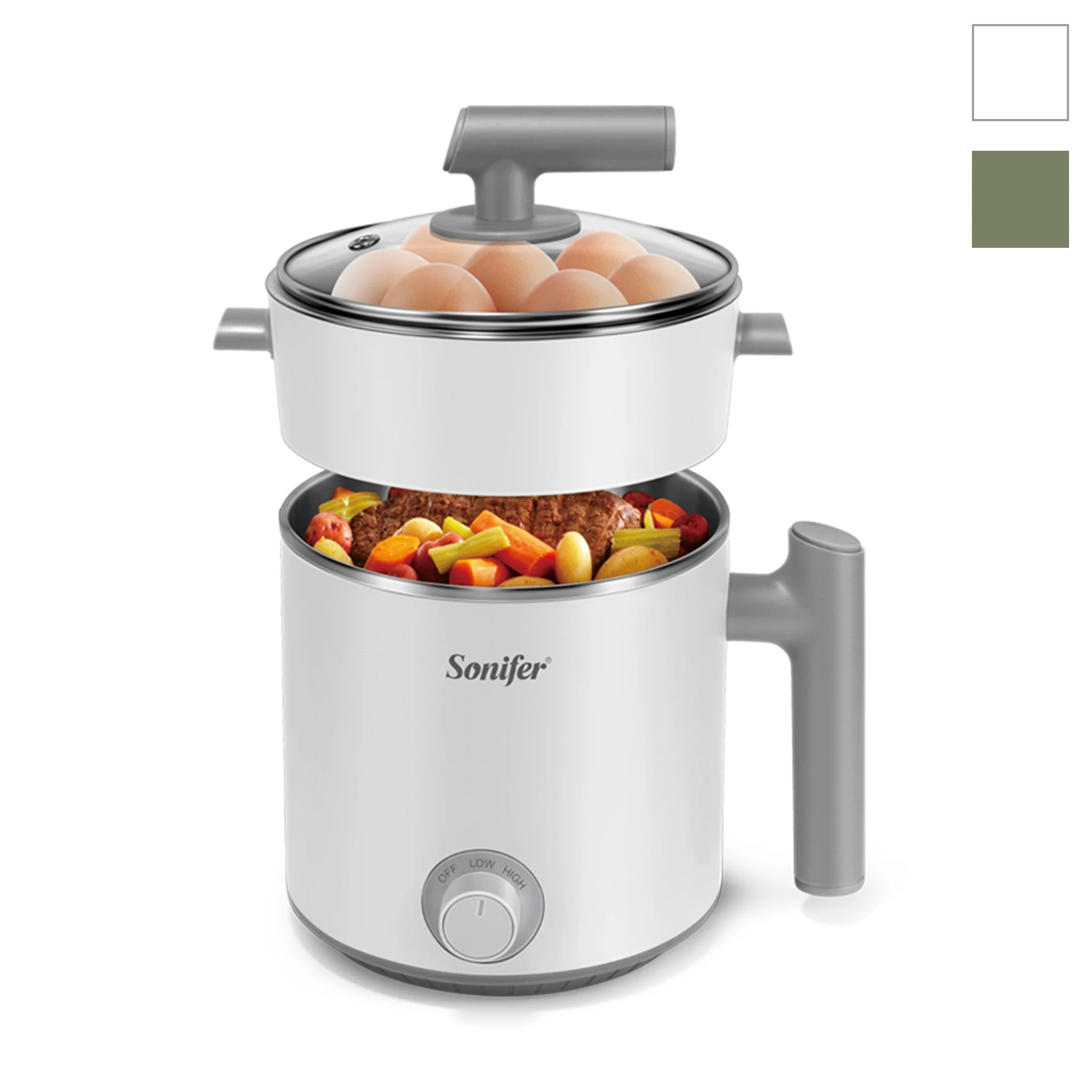 Multifunctional Electric Cooker Portable Skillet Household Steamer Folding Hot Pot Smart Rice Cooker Ceramic Coating Sonifer
Multifunctional Electric Cooker Portable Skillet Household Steamer Folding Hot Pot Smart Rice Cooker Ceramic Coating Sonifer