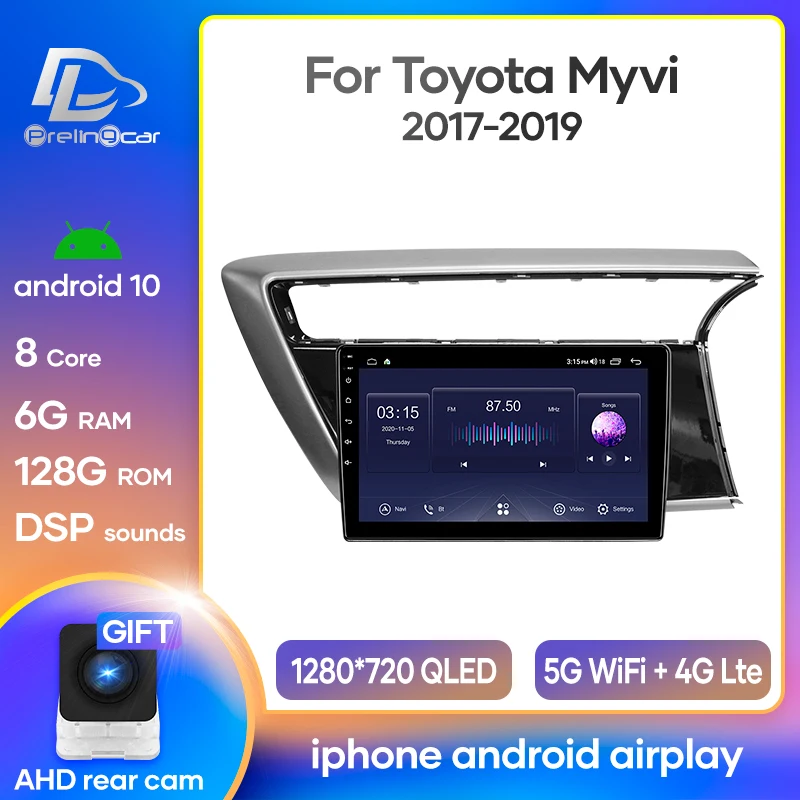 Автомобильный мультимедийный плеер на android 10 0 для PERODUA MYVI icon дюймов радио стерео