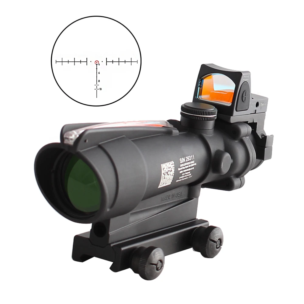 Тактический Оптический Прицел ACOG 3,5x35, оптический прицел из настоящего волокна с красной точкой, рельефный оптический прицел 3,11 дюйма
Тактический Оптический Прицел ACOG 3,5x35, оптический прицел из настоящего волокна с красной точкой, рельефный оптический прицел 3,11 дюйма